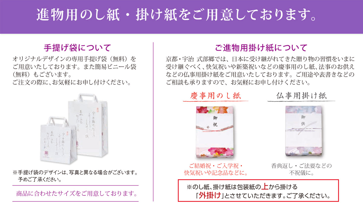 お供え用の手提げ袋