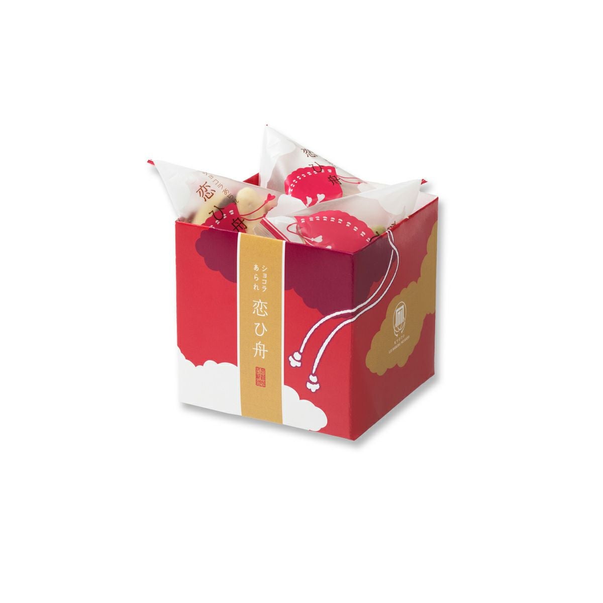 ショコラあられ 「恋ひ舟」 キューブ箱C（5袋入）