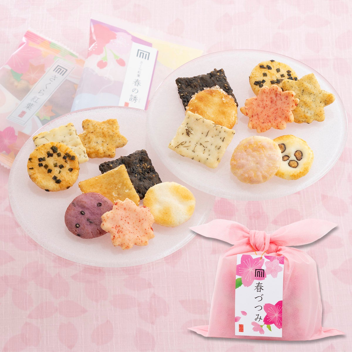 さくら紅葉 季のつつみ 春づつみ (7袋) | 煎餅 あられ おかき