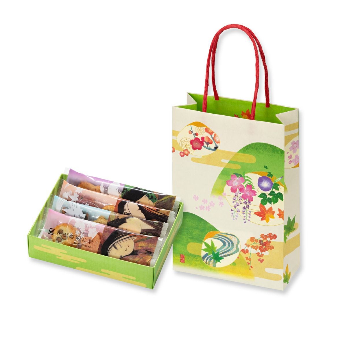 源氏歌あわせ 化粧箱KT (6袋入) 専用手提げ付