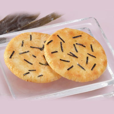 大判煎餅「月まどか」 海苔とだし醤油 ご愛食用 (10袋) ※熨斗・包装不可